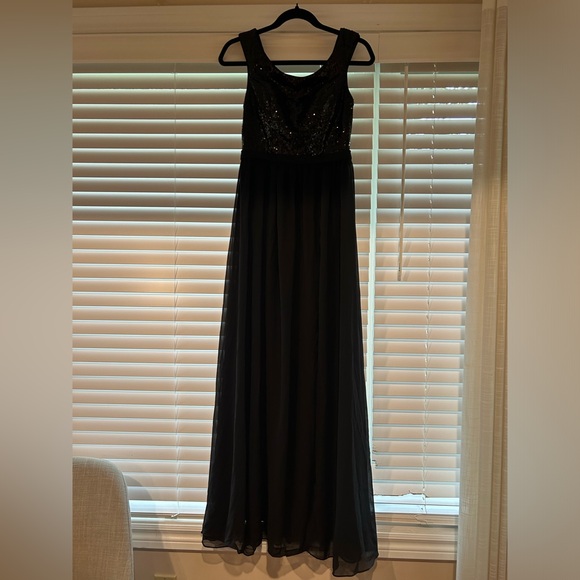 Azazie Black Bridesmaids Dress - Picture 1 of 4